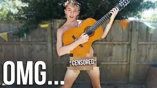 Playing The Guitar Naked.