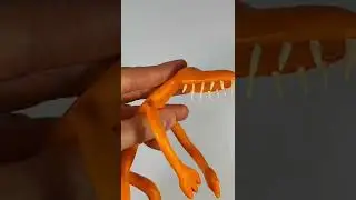 Радужные 🌈 друзья из пластилина. RAINBOW Friends. Оранжевый - Orange.