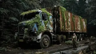 Extreme Before and After | Abandoned Container Truck Turned Luxury Hotel Room (ASMR)