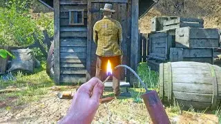 🔥🧨[4K] Dynamite & Fire Bottle Gameplay #67 - Red Dead Redemption 2