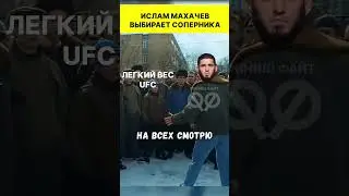 Ислам Махачев перед легким весом UFC shorts 