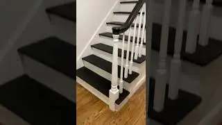I CAN'T believe this TRANSFORMATION 😱 DIY Stair Case Makeover on a Budget #shorts