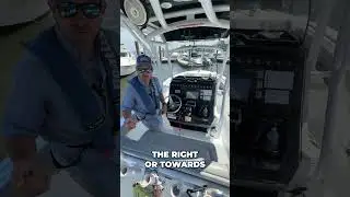Backing into a Dock Slip: Boat Docking How-To from Bridge Marina #boat #shorts