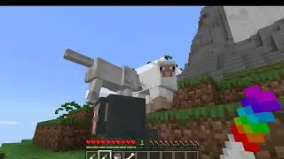 Превращаюсь в разных мобов в Minecraft