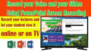 How to Make a Video Lessons Using PowerPoint Screen Recording