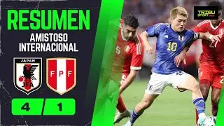 JAPON 4-1 PERÚ // RESUMEN Y GOLES // AMISTOSO INTERNACIONAL 2023⚽🌏