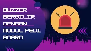 Buzzer bergilir dengan modul pedie board