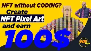 How to create NFT pixel  Art in adobe illustrator of annoyed young man