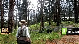 [8K60] Red Dead Redemption 2 Ultra Realistic Graphics Mod Tour on RTX 4090
