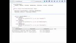 Java SE 8 Programming Part 1: Enumerated Types