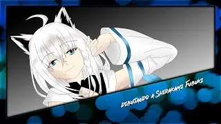 Dibujando a: / Drawing to: Shirakami Fubuki