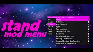 Stand Mod Menu v.109.1 | Paid Menu for GTA 5 |Newest version|Giveaway in description