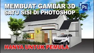 Gambar 3D satu sisi di Photoshop | How to Create 3D with Photoshop  (Photoshop Beginner)