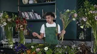 LIVE | Spring, tall bouquet with Ranunculus / Dmitry Turkan 