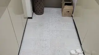 현관 덧방 타일 철거 600각 폴리싱 타일 덧방