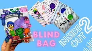 ✨ [Paper diy]✨ | Inside out 2 blind bag making | How to make an Inside out 2 blind bag 😁❤️