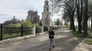 Бегаем с Машей в Рязани