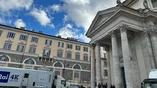 FUNERALI DI MAURIZIO COSTANZO CHIESA ARTISTI ROMA