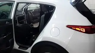 Полная химчистка салона - Kia Sportage.