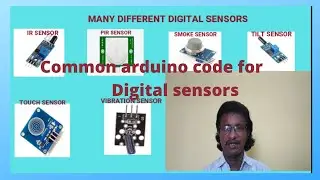 arduino tutorial in telugu    common arduino code for digital sensors ep 5