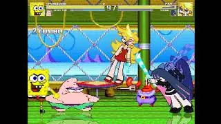 MUGEN - SpongeBob & Patrick VS Panty & Stocking AGAIN!