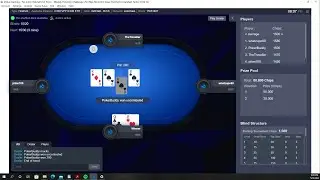 Virtue Gaming - Poker Gameplay in Current GUI (Graphical User Interface)