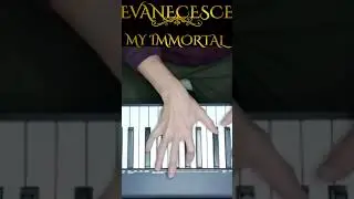 Evanecesce My Immortal piano #shorts