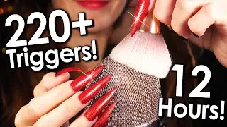 [12 Hours ASMR] 220+ Triggers for DEEP SLEEP & RELAXATION 😴 4k (No Talking)