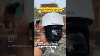 HIKVISION 4 Megapixels 4G SIM Card Rotation Camera for construction site. World’s top CCTV product.