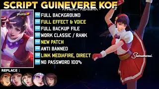 SCRIPT SKIN GUINEVERE KOF NO PASSWORD | FULL EFFECT & VOICE - NEW PATCH!