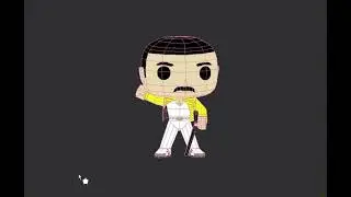 Papercraft Freddie Mercury Pt2