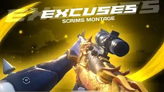 AP DHILLON - EXCUSES🖤| BGMI SCRIMS MONTAGE | Excuses Best Pubg Mobile Montage | Excuses (Ap Dhillon)