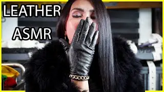 LEATHER GLOVES ASMR