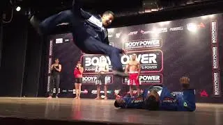Coach Dan Isaac trademark kicks: spinning back kick, jump spin back kick and crashing wheel kick
