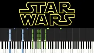 Star Wars - Main Theme (Piano Tutorial + sheets)
