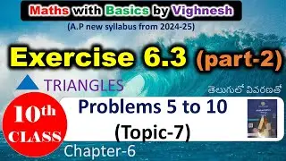 Exercise 6 .3 part -2(10th mathematics)