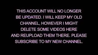 NOTICE: Switching Accounts!