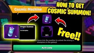 How To Get Free Cosmic Summon in Anime Champions Simulator