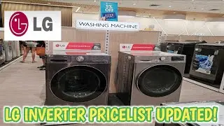 LG INVERTER WASHING MACHINE PRICELIST UPDATED!