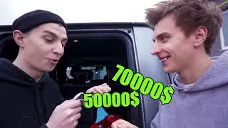 Серёга и ГЛЕНТ ограбили Влада А4!