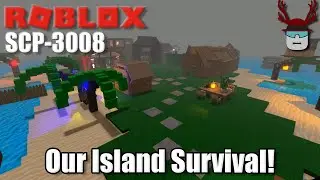 WE BUILT A TROPICAL ISLAND VILLAGE! | Roblox SCP-3008
