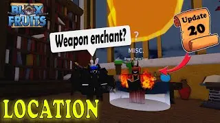 [Update 20] Enchant Weapon Location | How to enchant your weapon in Blox Fruit