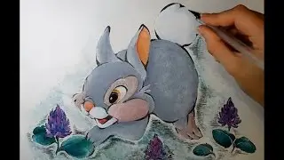 Рисуем гуашью: Зайка/ зайчик Топотун. Мульт 