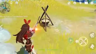 Offer up food to Cloud Retainer • Genshin Impact