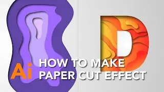 Paper Cut Effect | Illustrator Tutorial