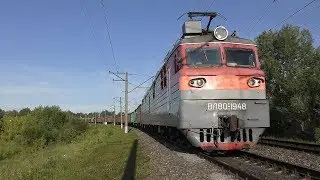 Медленный ВЛ80Т-1948 с грузовым поездом
