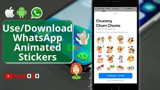 WhatsApp New Update| WhatsApp Animated Stickers| How to Use/ Download Animated Stickers - TechOZO