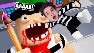 ПОБЕГ ОТ ГИГАНТСКОГО ХУДОЖНИКА В РОБЛОКС ! Escape The Evil Art Shop Obby