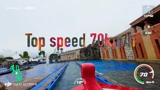 Poseidon Onride POV with speed and g-force @ Europapark