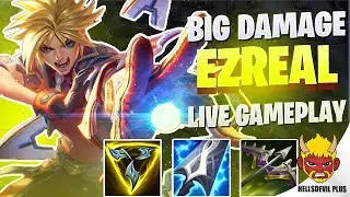 BIG DAMAGE EZREAL VS GOOD TEAM! - Wild Rift HellsDevil Plus Gameplay